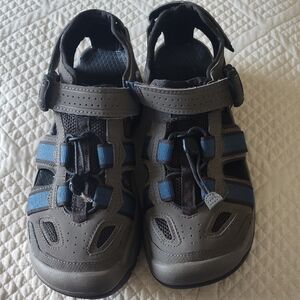 Teva Men's Gray and Blue Sandals